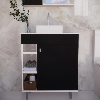 Imagem de Armário para Banheiro com Espelheira e Cuba Itália