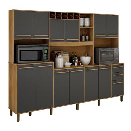 Imagem de Armário para Cozinha 13 Portas 2 Gavetas Agata