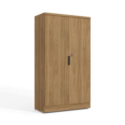 Imagem de Armário para Escritório Alto com 2 Portas e 4 Prateleiras com Chave 161x91cm Versátil Itapuã