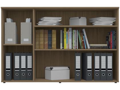 Imagem de Armário para Escritório com Chave 3 Portas Office Marrom