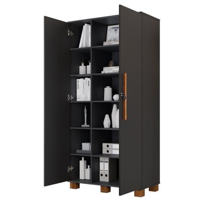 Imagem de Armário para Escritório Multiuso 2 Portas com Chave 100% MDF Dacar