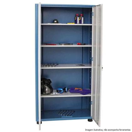 Imagem de Armário para Ferramentas com 4 Prateleiras 185 x 90 x 37 CM AM-71 MARCON