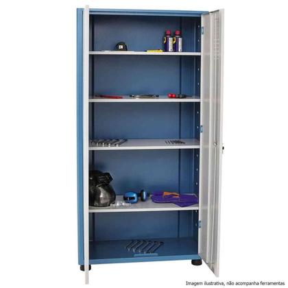 Imagem de Armário para Ferramentas com 4 Prateleiras 185 x 90 x 37 CM AM-71 MARCON