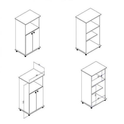 Imagem de Armário para Forno e Micro-ondas Am1010