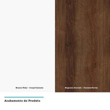 Imagem de Armário Perola 120 cm 2 Portas com Nicho Luciane