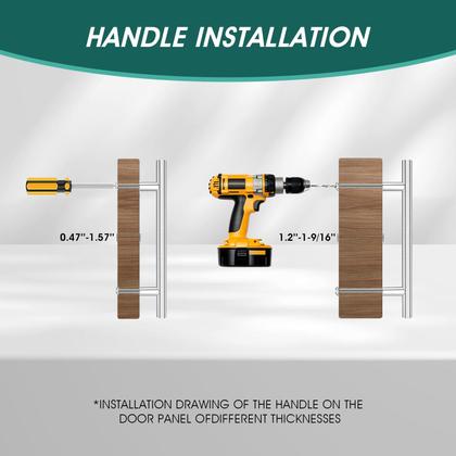 Imagem de Armário Pulls JOY DECOR de 5 polegadas em aço inoxidável de níquel escovado, pacote com 30