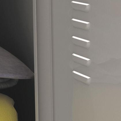 Imagem de Armário Roupeiro Aço 20 Portas Guarda Volume Trinco