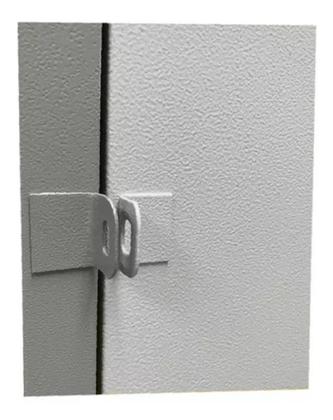 Imagem de Armário Roupeiro De Aço Insalubre 4 Portas Vestiário NR 18_24 Locker Cinza