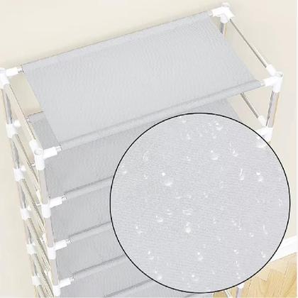 Imagem de Armario Sapateira Grande 30 Pares A Prova De Poeira 10 Prateleiras Rack Organizador Estante Guarda Roupa Brinquedos Clos