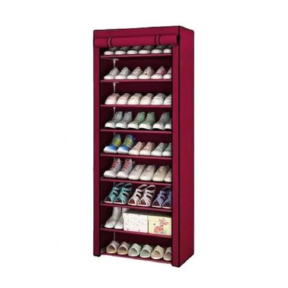 Imagem de Armario Sapateira Grande 30 Pares A Prova De Poeira 10 Prateleiras Rack Organizador Estante Guarda Roupa Brinquedos Clos