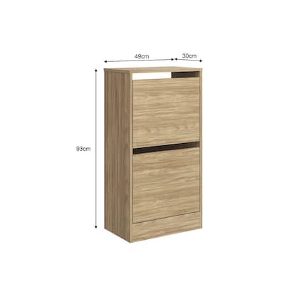 Imagem de Armário Sapateira Quarto MB 1101 c/ 2 Portas Branco - Movelbento