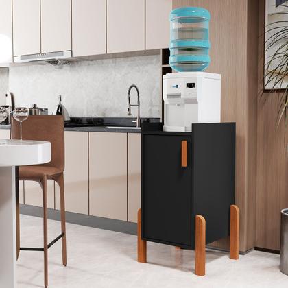 Imagem de Armário Suporte para Bebedouro Poseidon com Pés de Madeira