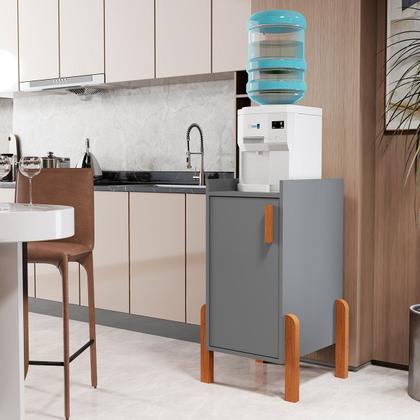 Imagem de Armário Suporte para Bebedouro Poseidon com Pés de Madeira