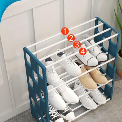 Imagem de Armazenador Médio Empilhável De 4 Camadas Para Sapatos Bom Para Se Ter Em Casa