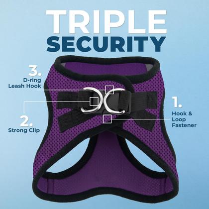 Imagem de Arnês para cães Voyager Step-in Air All Weather Mesh Purple L