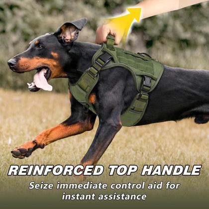 Imagem de Arnês tático para cães WINGOIN para cães grandes, verde (XL)