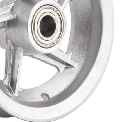Imagem de Aro Alumínio 3,50x8 200kg Com Rolamento Esfera Eixo 25mm -