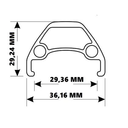 Imagem de Aro Bicicleta 26/36f Vmaxx Freio Disco Schrader DH Freehide Colorido Vzan