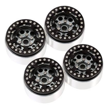Imagem de Aro de roda RC INJORA 1.9 Beadlock para carro de esteira 1/10 (4 unidades)