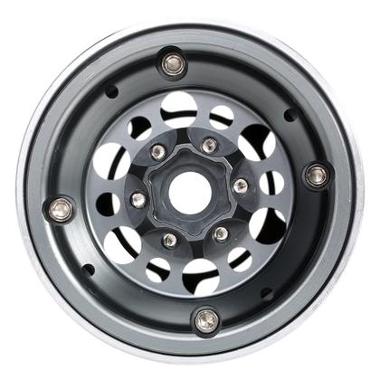 Imagem de Aro de roda RC INJORA 1.9 Beadlock para carro de esteira 1/10 (4 unidades)