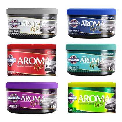 Imagem de Aroma Gel Carro Novo Rodabrill 60g