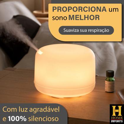 Imagem de Aromatizador Ambiente Difusor Umidificador Eletrico 300ml Com Controle Remoto