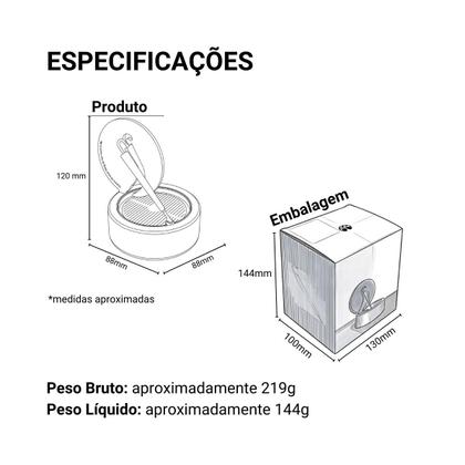 Imagem de Aromatizador Automotivo Solar Giratório Luxo Masculino Difusor Perfume Carro Decoração Painel -