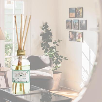 Imagem de Aromatizador de Ambiente 165ml, Difusor de Aromas com 5 varetas Salutar