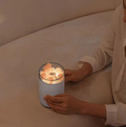 Imagem de Aromatizador Difusor Ambiente Umidificador Pedra De Sal Usb