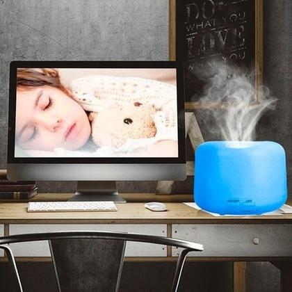 Imagem de Aromatizador Difusor Aromas Elétrico Usb Led 7 Cores 300ml