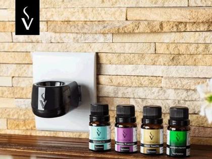 Imagem de Aromatizador Difusor De Aromas Elétrico Preto Via Aroma