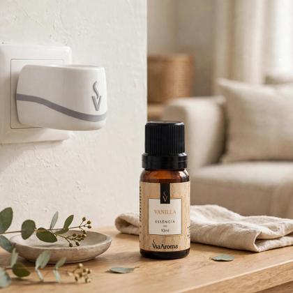 Imagem de Aromatizador Difusor Elétrico Tomada Via Aroma com Essência Vanilla