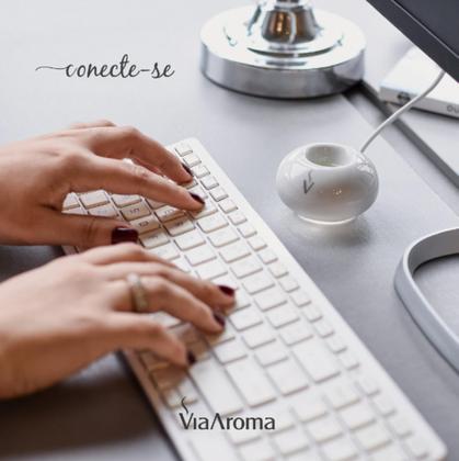 Imagem de Aromatizador Difusor Elétrico Usb - Via Aroma (porcelana)