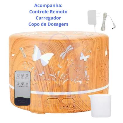 Imagem de Aromatizador Difusor Umidificador 700ml 7cores Led Borboleta - B-MAX
