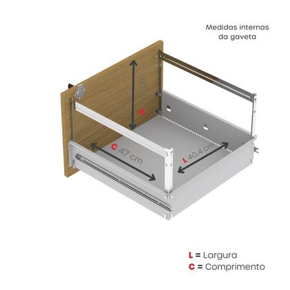 Imagem de Arquivo Madeira 04 Gavetas Of04gp25
