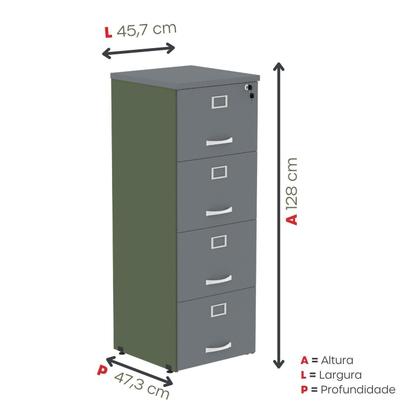 Imagem de Arquivo Madeira 04 Gavetas Of04gp25