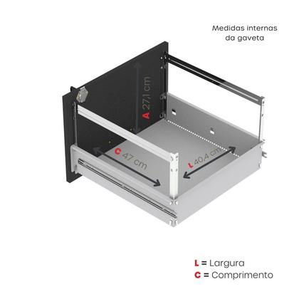 Imagem de Arquivo Madeira 04 Gavetas Of04gp25