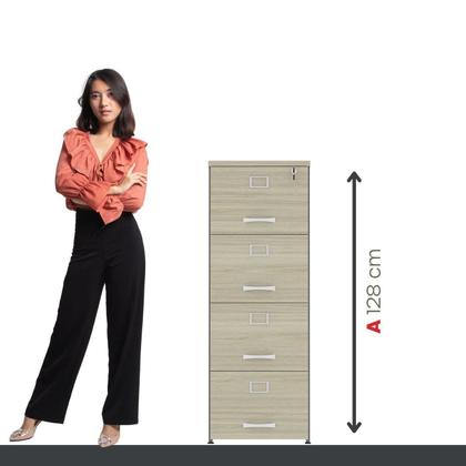 Imagem de Arquivo Madeira 04 Gavetas Of04gp25