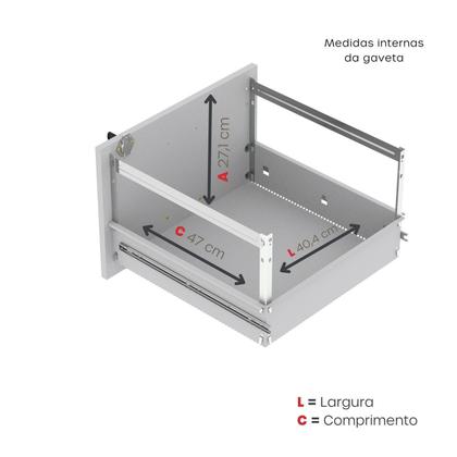 Imagem de Arquivo Madeira 04 Gavetas Of04gp25