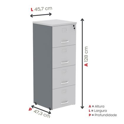 Imagem de Arquivo Madeira 04 Gavetas Of04gp25