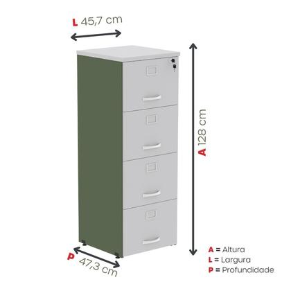 Imagem de Arquivo Madeira 04 Gavetas Of04gp25