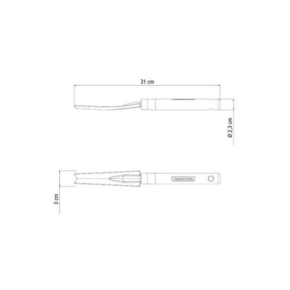 Imagem de Arrancador de Inço Metalico para Jardinagem Tramontina com Cabo de Madeira