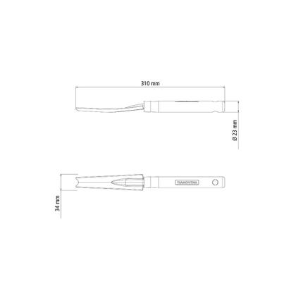 Imagem de Arrancador de Inço Metalico para Jardinagem Tramontina com Cabo de Madeira