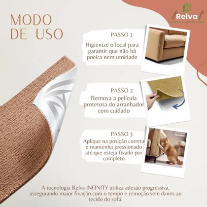 Imagem de Arranhador Adesivo Premium: Sofá, Cama e Móveis Para Gato - Protetor Pet