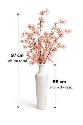 Imagem de Arranjo Decorativo Premium Flores artificiais  Flor de Cerejeira