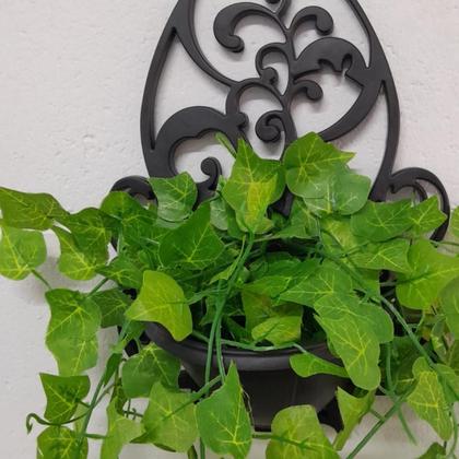 Imagem de Arranjo Trepadeira Artificial Vaso Para Parede Decorativo Com Planta