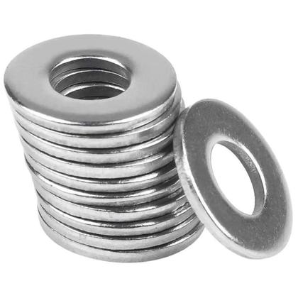 Imagem de Arruela Lisa Inox 100 Peças