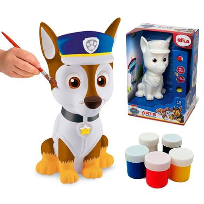 Arts Kit Infantil Chase Para Pintar Boneco Em Branco Elka Brinquedos Imagem de Arts Kit Infantil Chase Para Pintar Boneco Em Branco Elka Brinquedos