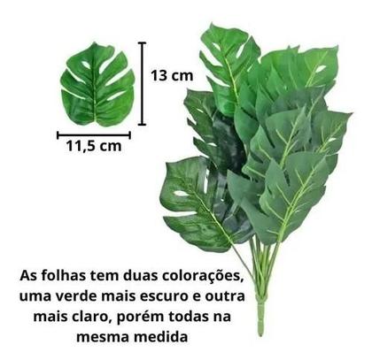 Imagem de Árvore Artificial Com 18 Folhas Costela De Adão - Decoração