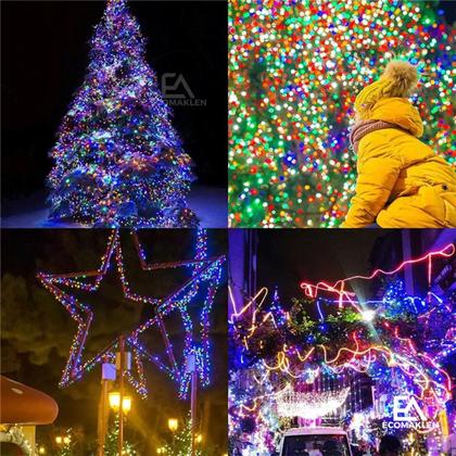 Árvore De Natal 200 Galhos 150cm Decoração Pisca Led - Rio de Ouro Imagem de Árvore De Natal 200 Galhos 150cm Decoração Pisca Led